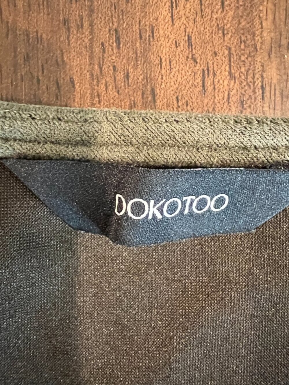 Dokotoo Army Green Faux Suede Fringe Vest Boho Western Cowgirl Women's Size L - Picture 3 of 7